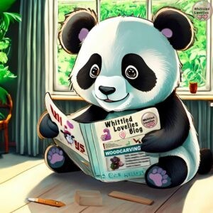 Homepage - Panda reading whittled lovelies blog