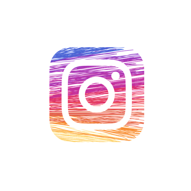 Homepage - instagram logo on the homepage