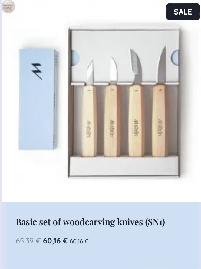 Homepage - m stein wood carving knife kit